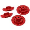 RC Brake Disc High Simulation Anti Rust Easy to Install Brake Disc for 1/10 Simulation Climbing Car Aluminum Alloy 39mm Diameter 2PCS (Red) view 2