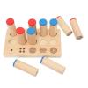 Wooden Sound Cylinders Toy Sensory Integration Training Educational Sound Stick Set view 2