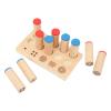 Wooden Sound Cylinders Toy Sensory Integration Training Educational Sound Stick Set view 4