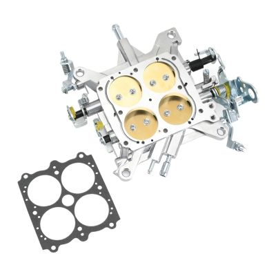 6460 Double Pumper 650-800 CFM Carburetor Baseplate Assembly Compatible For Holley 4150 Models Compatible For PROFORM 67100C Carburetor Main Body