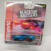 Auto World SC417-3B Blacktop Bruisers 2021 Charger SRT Hellcat HO Scale Electric Slot Car - Blue Chrome with Black view 1