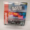 Auto World SC417-2A Blacktop Bruisers 1957 Corvette Convertible HO Scale Electric Slot Car - Black and Silver view 1