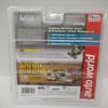 Auto World SC417-2A Blacktop Bruisers 1957 Corvette Convertible HO Scale Electric Slot Car - Black and Silver view 2