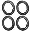 4Pcs 2.9inch Metal Wheel Rings Compatible with 1 6 Scale RC Cars Like SCX6 AXI05000 AXI05001 Trail Honcho Upgrade Parts(A Black) view 1