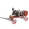 MechPuConToy Hit and Miss Engine Kit That Runs, HM-01 KIT Engine Model + Metal 4-SWheel Steering Flatbed Transport Cart + Accessory Triad + (CDI Igniter + Spark Plug) Kit view 1