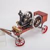 MechPuConToy Hit and Miss Engine Kit That Runs, HM-01 KIT Engine Model + Metal 4-SWheel Steering Flatbed Transport Cart + Accessory Triad + (CDI Igniter + Spark Plug) Kit view 4
