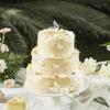 12 PCS Butterfly Cupcake Toppers, Silver Butterflies Cupcake Decorations for Girls/Women Birthday Party Wedding Cupcake Decoration Supplies view 3