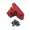 14301 14302 14303 Compatible Metal Gearbox Housing Differential Case Upgrade Part Compatible with 1 14 Scale RC Cars(Red) view 1