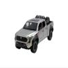 2024 TRD Off Road Edition Pickup Truck Silver Metallic with TRD Stripes with Sunroof and Wheel Rack Limited Edition to 2400 Pieces Worldwide 1/24 Diecast Model Car H08778-MJS02 view 1