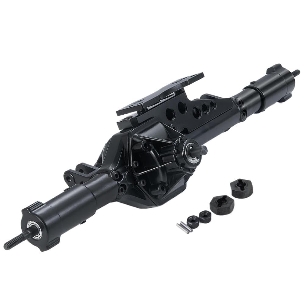 1 10 Scale RC Crawler Car Straight Axle with Base Compatible with Wraith 90018 Model Aluminum Upgrade Parts
