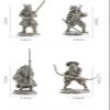 ALIULMIGD Alloy Samurai Model Japanese Shogunate Samurai Toy Ornament (-) view 3