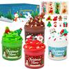 Christmas Slime Stocking Stuffers for Kids 4 Pack, Funny Xmas Toys Gifts Party Favors Supplies for Toddler Boys Girls, Holiday Classroom Game Prizes Basket Goodie Treat Bag Fillers Stuff for Teens view 1