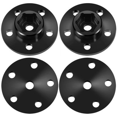 4Pcs 12mm Aluminum Wheel Hex Hub Adapters Compatible with 1 10 Scale 4x4x4 RC Upgrade Parts Compatible with Clod Buster Type Models