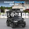 24V 2 Seater Ride on Car Licensed Chevrolet Colorado, Electric Car w/Remote Control, 4200W Motors, 4WD/2WD, Rear Storage, Music, Ride on Toys for Big Kids Aged 3-8, Black view 2