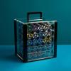 (1000pcs) Texas chip Box 10 chip Racks Portable Thickened Acrylic Transparent chip Box, Multiple Denominations view 3
