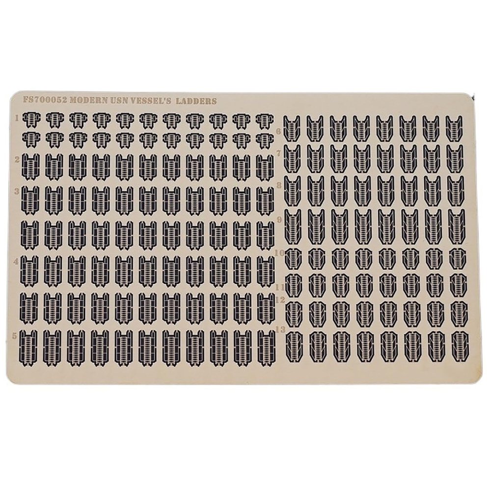 1/700 Scale Modern US Navy Ladders Photo-Etched Parts Detailed Upgrade Set for Warship Models
