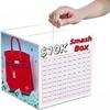 10k Money Smash Box DIY Smash Box for Money 10k Durable Acrylic Savings Cash Box Secure and Portable Transparent Design Ideal for Cash Savings Box Perfect for Digital Planner Use view 1