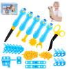 Cardboard Cutter for Kids - 122 PCS Resuable Safe Cardboard Tools for Kids | Educational Building Toys for Family Classroom Activities | Christmas Birthday Gifts for 5 6 7 8 9 Years Old Boys Girls view 1