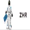 ZHR Toy Robots,Interactive Robot Toy with LED Display,White view 2