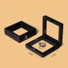 20Pcs Floating Frame Display CaseBSELUTNGY 3D Floating Display Case 2.76 Inches Black is Perfect for Preserving and Displaying Jewelry, Coins, Badges, Specimens and Various Collectible view 2