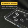 3mm Thick Clear Acrylic Shallow Water Tank for Photography, Display, and Storage - Perfect for Water Splash Props(30x25x5cm) view 4