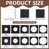 AHANDMAKER 50 Pcs Clear Square Silver Dollar Coin Snap Holders Coin Collection Case of 10 Size with Adjustable Gasket for Collectors American Silver Eagle Liberty Coins JFK Half Dollar view 2