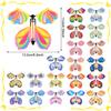 LOMIMOS 40PCS Magic Flying Butterflies, Wind Up Butterfly Gift Fairy Flying Toy for Kids Surprise Explosion Box Wedding Birthday Party Book Greeting Card(20 Styles) view 2