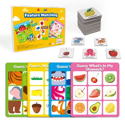 ArRuKi KIDS Magnetic Matching Game for Kids Ages 2-4, Feature Memory Game Toddler Learning Toy for Kids 3 4 5, Educational Toy Activities for Boy and Girl