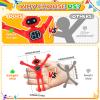COZMIFSDZ Magnetic Robot Sensory Fidget Toys 5 Pcs, Magnetic People Men, Easter Basket Stuffers for Kids, Travel Activities Essential for Toddlers Kids Adults view 3