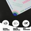 Bellyrich Mahjong Mat, Non-Slip Noise Reduction Card Game Mat with Carrying Bag, Waterproof Table Mat for Mahjong/Poker/Board Games/Dominoes, Sky Blue, 32.4x32.4 Inch view 3