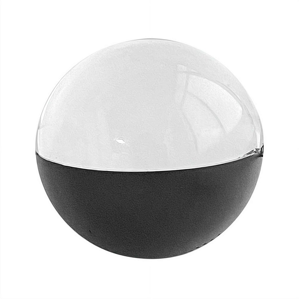 Personalized Video Photo Player - 2.7 Inch Crystal Ball with Digital Display, Upload Your Videos & Pictures, Custom Light Up Gift for Anniversary, Birthday, Wedding (Black)