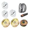 Automotive Replacement PartsComplete 48" Deck Pulley Belt Kit For Husqvarna CZ4825 CZ4815 CZ4818 CZ4817 Mod-H89H-3783 view 1