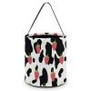 Lbacwy Strawberry Cow Bucket Trick Or Treat Candy Tote Bags Food Box for Halloween Party Decoration view 1