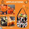 Lbacwy Strawberry Cow Bucket Trick Or Treat Candy Tote Bags Food Box for Halloween Party Decoration view 3