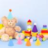 12pcs Mini Party Hats for Stuffed AnimalsPet Birthday Party Hats Dolls Dog Cat Rabbit Puppies Assorted Animal Birthday Decorations with Gold Numbers view 3