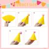 12pcs Mini Party Hats for Stuffed AnimalsPet Birthday Party Hats Dolls Dog Cat Rabbit Puppies Assorted Animal Birthday Decorations with Gold Numbers view 4