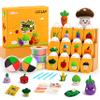 ARTPAR Air Dry Clay Kit for Kids - Vegetable Modeling Magic Clay Set, Soft & Non-Sticky with Tools & Tutorials, DIY Classroom Art Activities,School Crafts & Party Favors Birthday Festive Gifts view 1