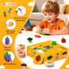 ARTPAR Air Dry Clay Kit for Kids - Vegetable Modeling Magic Clay Set, Soft & Non-Sticky with Tools & Tutorials, DIY Classroom Art Activities,School Crafts & Party Favors Birthday Festive Gifts view 3