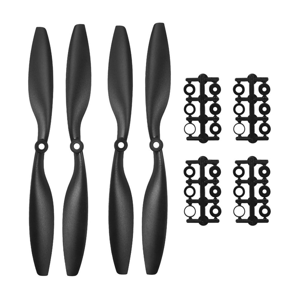 1045 Rotary Propeller Blades 10 Inch 4.5 Inch Pitch Clockwise and Counterclockwise for RC Quadcopter 4 Pack