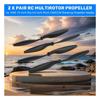 1045 Rotary Propeller Blades 10 Inch 4.5 Inch Pitch Clockwise and Counterclockwise for RC Quadcopter 4 Pack view 4