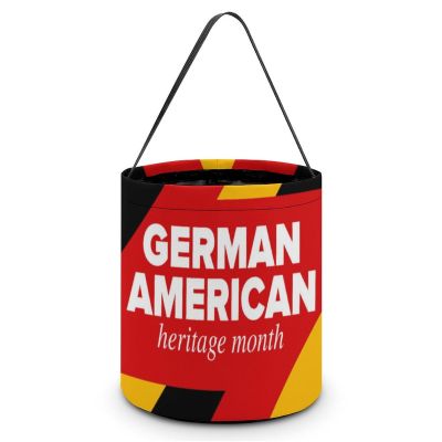 Lbacwy German American Heritage Month Bucket Trick Or Treat Candy Tote Bags Food Box for Halloween Party Decoration