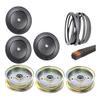 Automotive Replacement PartsComplete 52" Deck Pulley Belt Kit For Husqvarna MZ5225 MZ5226 / 52" Deck Pulley Mod-H89H-3740 view 1