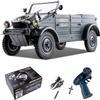 EAZYRC RocHobby 1/12 RC Crawler Kubelwagen Type 82 RC Car for Adults, 4WD Off-Road Remote Control Truck, Hobby RC Crawler with LED Lights, 8Km/h High Performance view 1