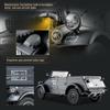 EAZYRC RocHobby 1/12 RC Crawler Kubelwagen Type 82 RC Car for Adults, 4WD Off-Road Remote Control Truck, Hobby RC Crawler with LED Lights, 8Km/h High Performance view 4