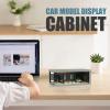 LED Car Model Display Case - Dustproof Vehicle Showcase Cabinet, Toy Organizer Shelf | Space Saving Protection with Lighting, Clear Acrylic view 2