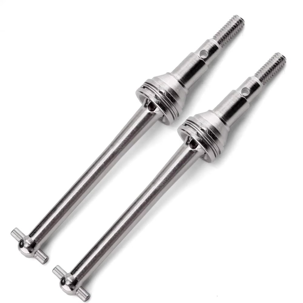 RC Car Accessories Compatible with MJX 16207 16208 14209 14210 1/16 RC Car Truck Upgrade Accessories Parts 2pcs Metal CVD F/R Drive Shaft 16410