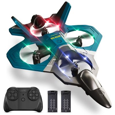 4DRC Foam RC Plane for Adults Kids, Remote Control Airplane Toys for Boys Kids Adults Beginners, RC Planes Fighter Jet Helicopter Drones for Kids Adults, 360 Flip Easy to Fly