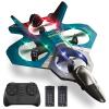 4DRC Foam RC Plane for Adults Kids, Remote Control Airplane Toys for Boys Kids Adults Beginners, RC Planes Fighter Jet Helicopter Drones for Kids Adults, 360 Flip Easy to Fly view 1