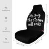 Stay Strong The Storm Wil Pass Cute Car Seat Covers Universal Fit Auto Front Seat Protector Interior Accessories view 2