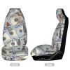 100 Dollar Bills Cute Car Seat Covers Universal Fit Auto Front Seat Protector Interior Accessories view 3